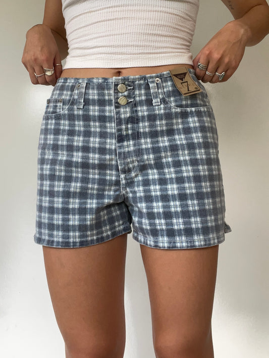 Vintage 7Steel Checkered Shorts
